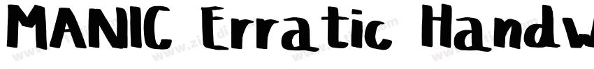 MANIC Erratic Handwr字体转换